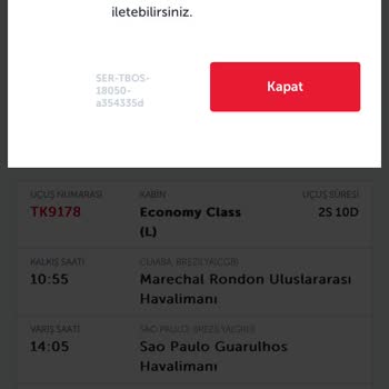 THY'nin Öğrenciye Destek Vermemesi Ve İade Sorunu