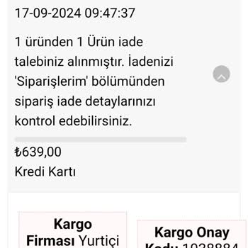 İade Ürünlerimin Ücreti Hala Hesabımda Değil