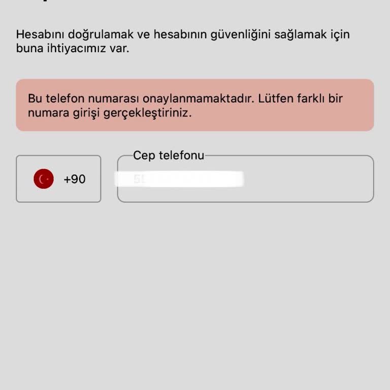 Telefon Numarası Onay Sorunu: Çözüm Bekleniyor