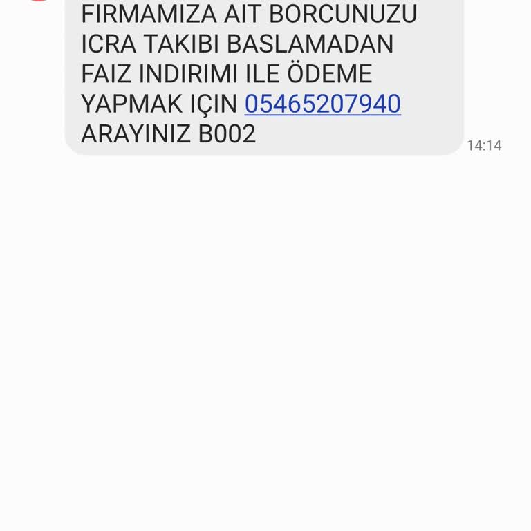 Hukuksuz İcra Takip Mesajları Ve Kişisel Veri İhlali
