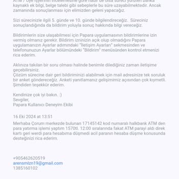 Halkbank Ve Papara Arasında Mağduriyet: ATM Para Yatırma Sorunu