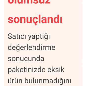 Yanlış Talep Nedeniyle Mağduriyet