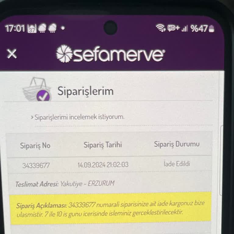 İade Sürecinde Uzayan Bekleyiş