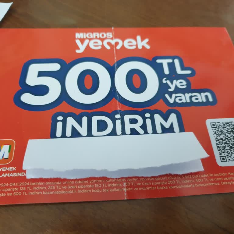 Migros Yemek: İndirim Çekinin Kullanılamaması Ve Yetersiz Müşteri Hizmeti