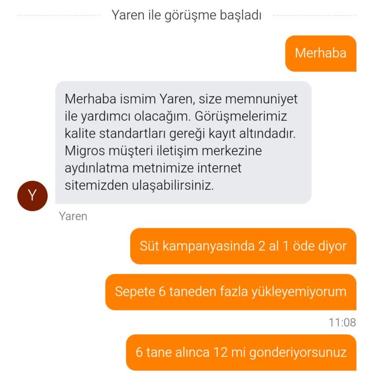 Migros Sanal Market Kampanya Yanıltmacası