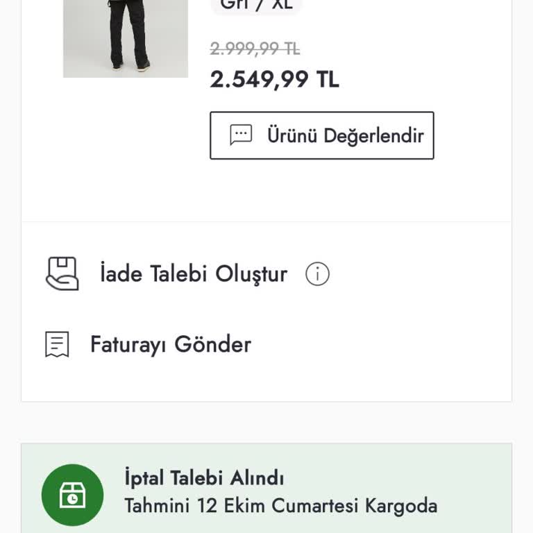 Boyner'den Alınan Ürün Stokta Yok Ama Satışta Gösteriliyor