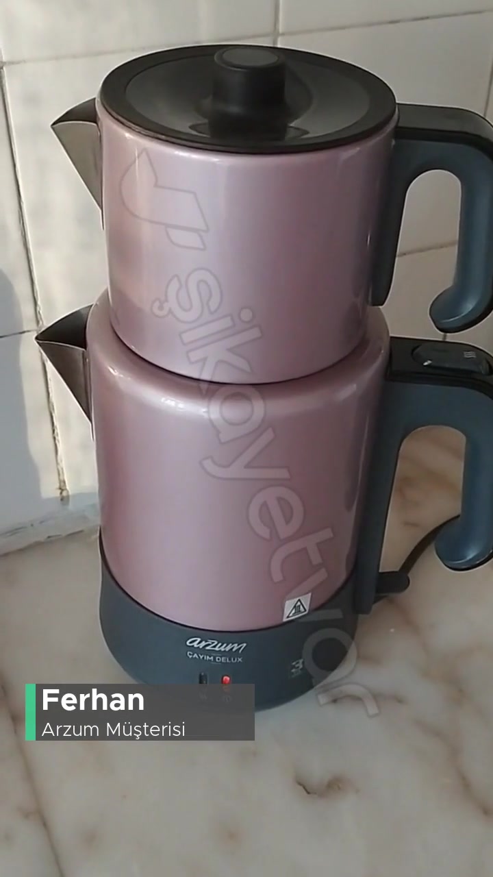 Arzum Çaycı Suyu Kaynatmadan Kapanıyor Sonra Kendiliğinden Çalışıyor! videonun kapak resmi