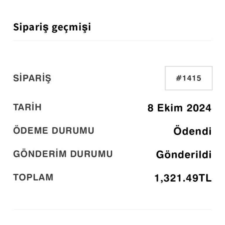 Kayıp Sipariş Ve İletişim Sorunları: İade Talebi