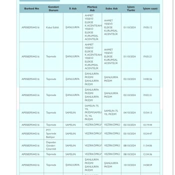 Yanlış Yönlendirilen Kargo Ve Çözülmeyen Sorun