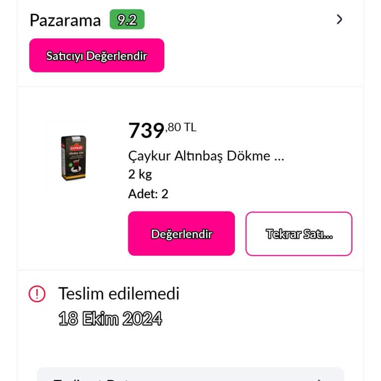 Aras Kargo Beykoz Paşabahçe Şubesi'nin İletişim Ve Teslimat Sorunları