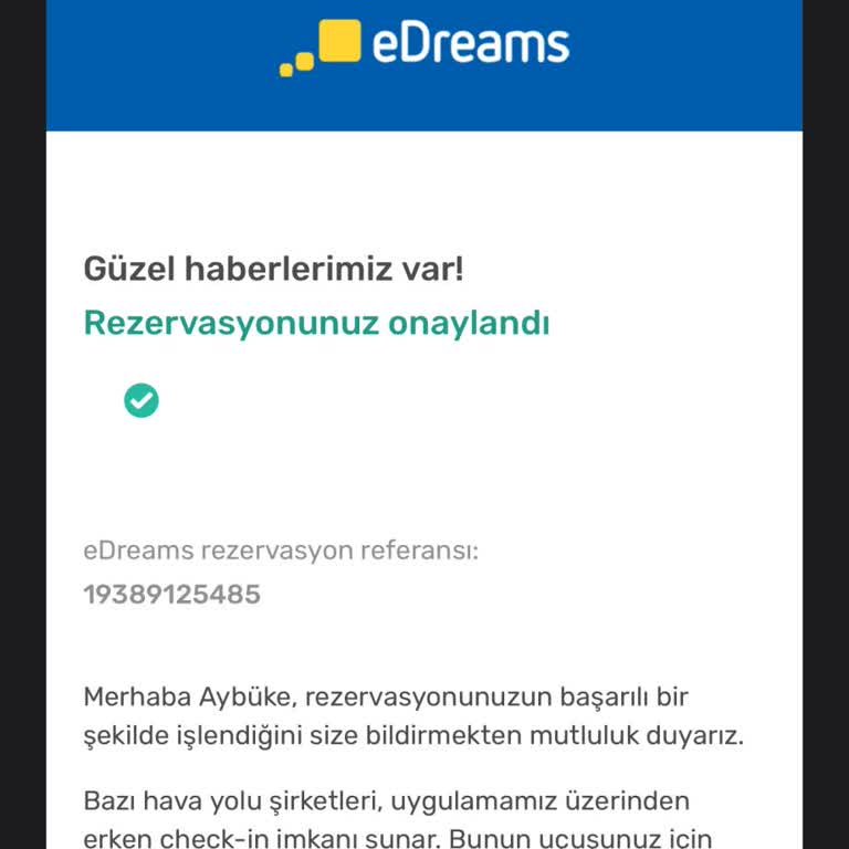 EDreams Yanlış Yönlendirme İle Mağduriyet