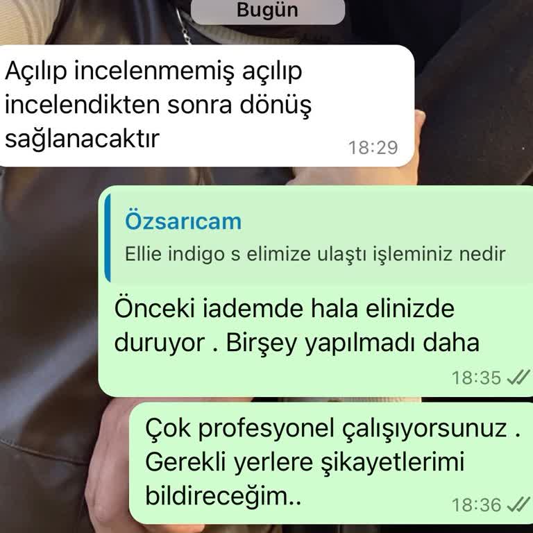 İade Sürecindeki Umursamazlık Ve Oyalama