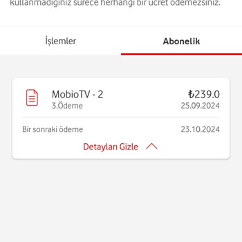 Mobio TV Üyeliği Ve Haksız Kazanç İadesi Talebi