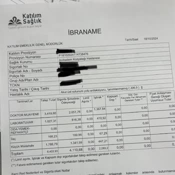 Acıbadem Kozyatağı Hastanesi'nde Fahiş Ücret Şoku