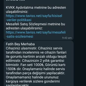 Projeksiyon Cihazının Erken Arızalanması Ve Servis Sorunları