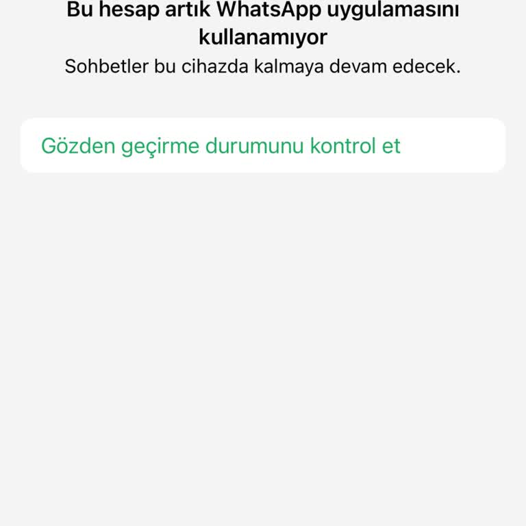 WhatsApp Grubu Kurma Sorunu