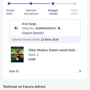 Getir Uygulaması Teslimat Ve İade Sorunu