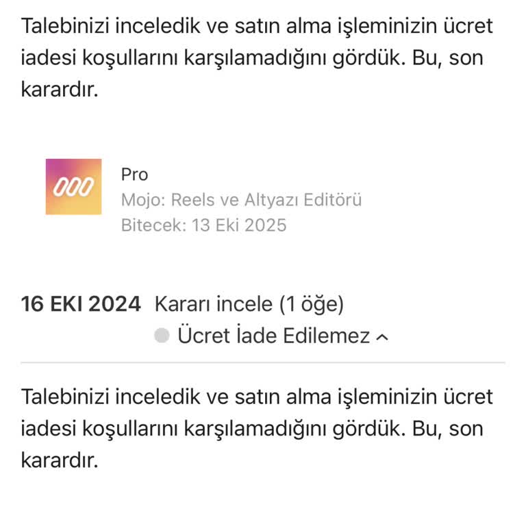 Mojo Haksız Ücret Kesintisi Ve İade Sorunu