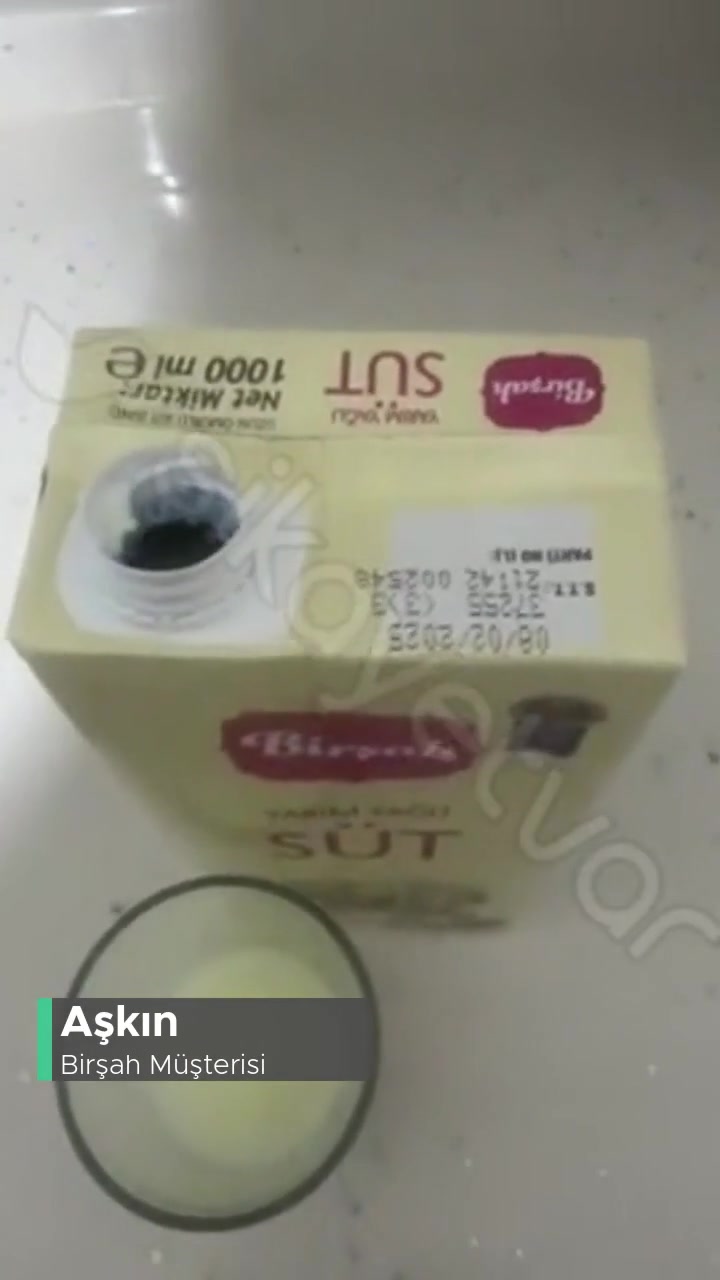 A101 İzmir Çiğli Şubesinden Aldığım Birşah Süt Bozuk Çıktı! videonun kapak resmi