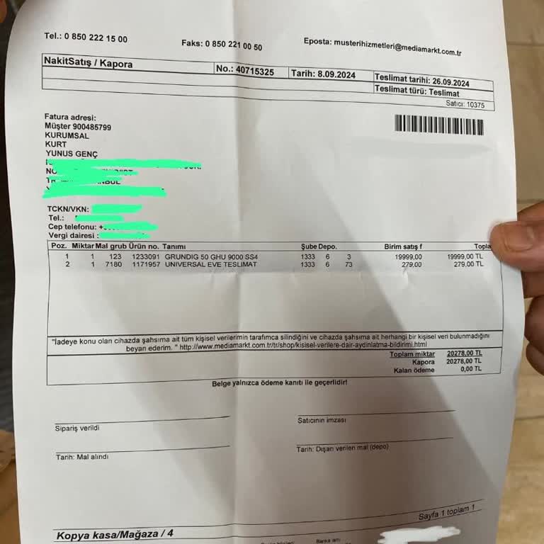 Media Markt Teslimat Sorunu Ve Müşteri Memnuniyetsizliği