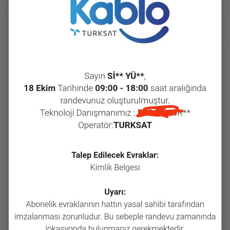 Kablo Net Randevu Sorunu Ve Bilgilendirme Eksikliği