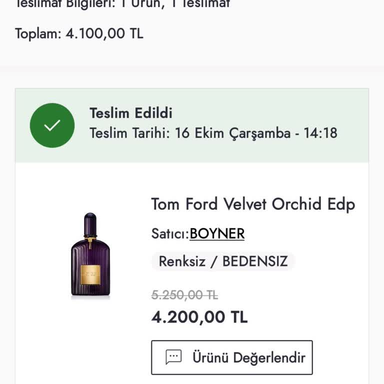 Teslim Edilmeyen Parfüm Siparişi Ve Acil Çözüm Talebi