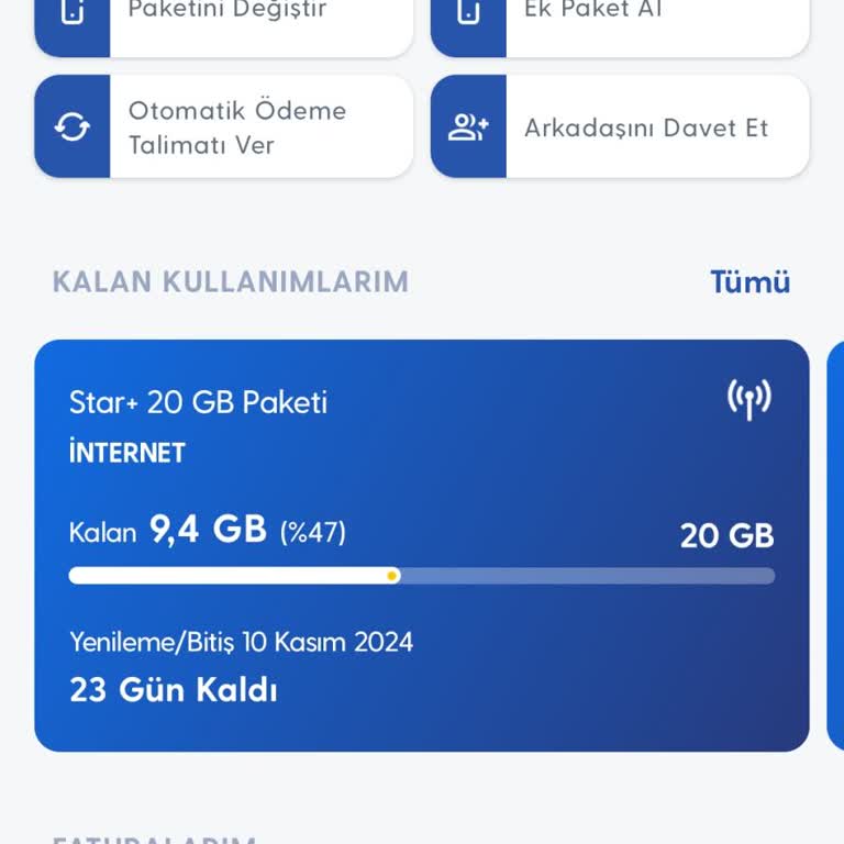 Turkcell'de İnternet Tüketimi Sorunu: 20 GB Hızla Tükeniyor