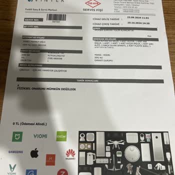 Roborock H7 Servis Kabusu: Kırık Ve Onarılamaz Cihaz