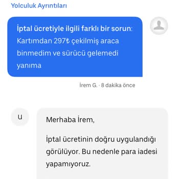 Uber'den Haksız Ücret Kesintisi