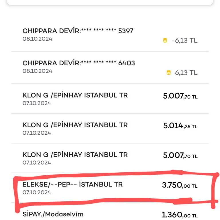 Hesabımdan İzinsiz Para Çekimi Ve İade Talebi