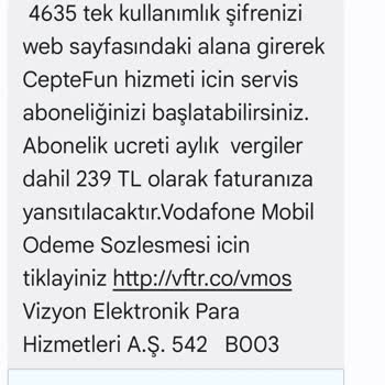 Onaysız Üyelik Ücretleri