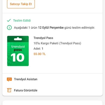 Trendyol Pass Paket Süresi Sorunu