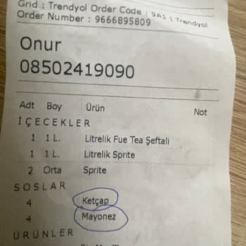 Eksik Sipariş Ve İade Sorunu