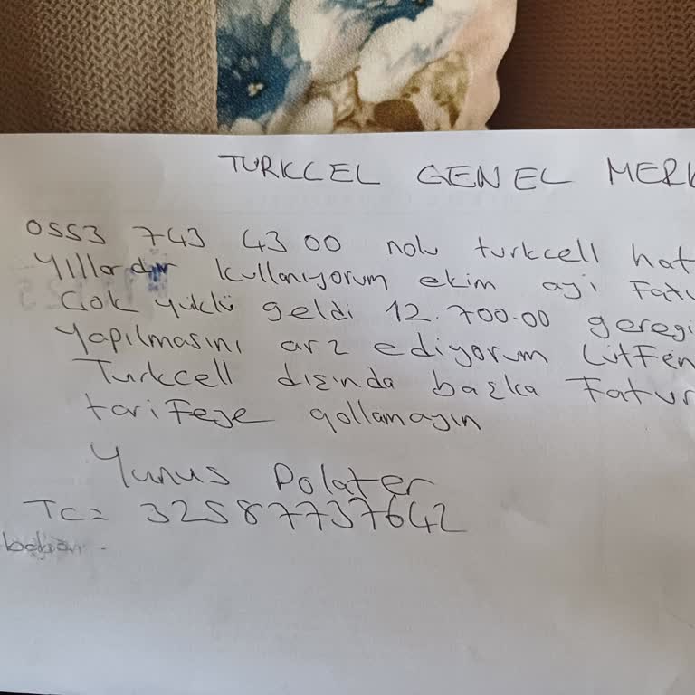 Yanlış Fatura Nedeniyle Mağduriyet Yaşıyorum