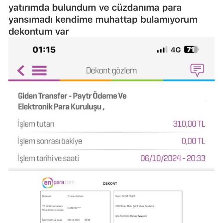 Epin Digital'de Para Yatırma Sorunu Ve İlgisizlik