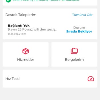 İnternet Bağlantı Sorunu Ve Müşteri Hizmetleri Eksikliği