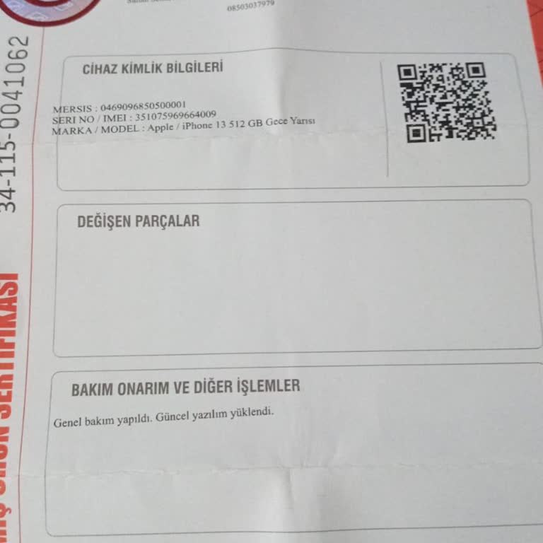Siparişin Teslimatı Ve Cihaz Sorunları