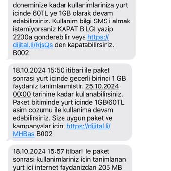 Turkcell İnternet Paketleri Hızla Tükeniyor