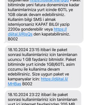 Turkcell İnternet Paketleri Hızla Tükeniyor