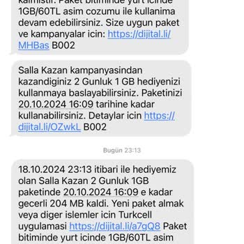 Turkcell İnternet Paketleri Hızla Tükeniyor