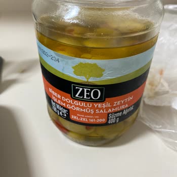 A101 Zeo Biber Dolgulu Yeşil Zeytin İçinden Kurt Çıktı