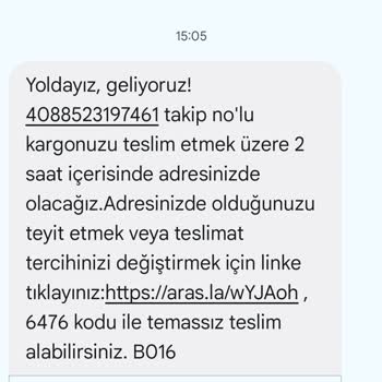 Aras Kargo'nun Sorumsuzluğu Ve Zaman Kaybı