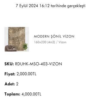 Sipariş Gecikmesi Ve İade Talebi