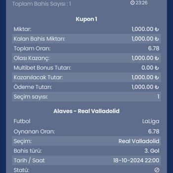 Kazandığım Bahis Tutarına El Konuldu