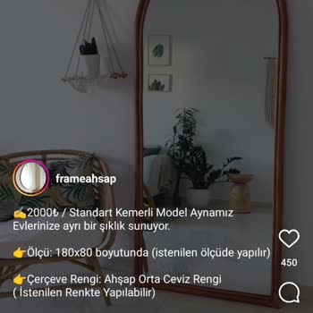 @frameahsap Instagram'da Sahte Ayna Satışı