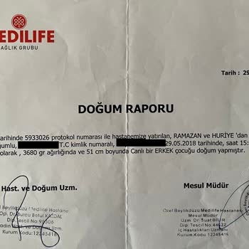 Medilife Hastanesinde Zorunlu Sezaryen Ve Yoğun Bakım Süreci