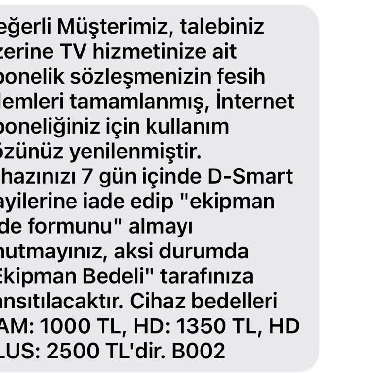 D Smart Bayi İade Sorunu Ve Yanıltıcı Adres Bilgileri