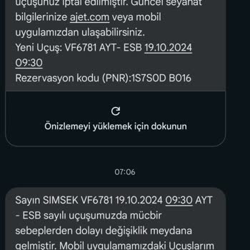 Uçuş Saati Değişikliği Mağduriyeti