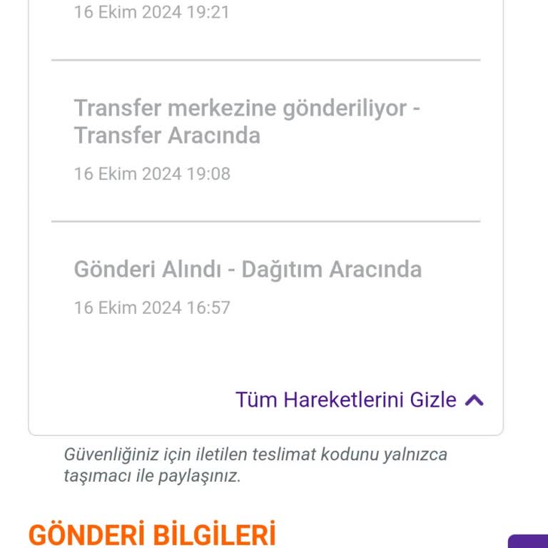 Gıda Ürünümün Teslimatı Gecikti, Bozulma Riski Var