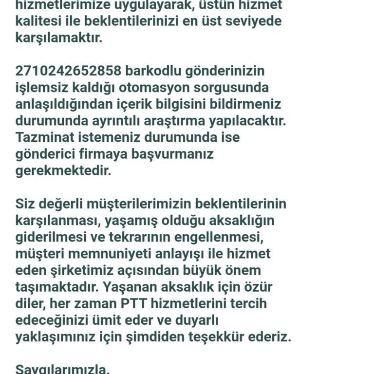 Kayıp Ürün Ve İletişimsizlik Sorunu